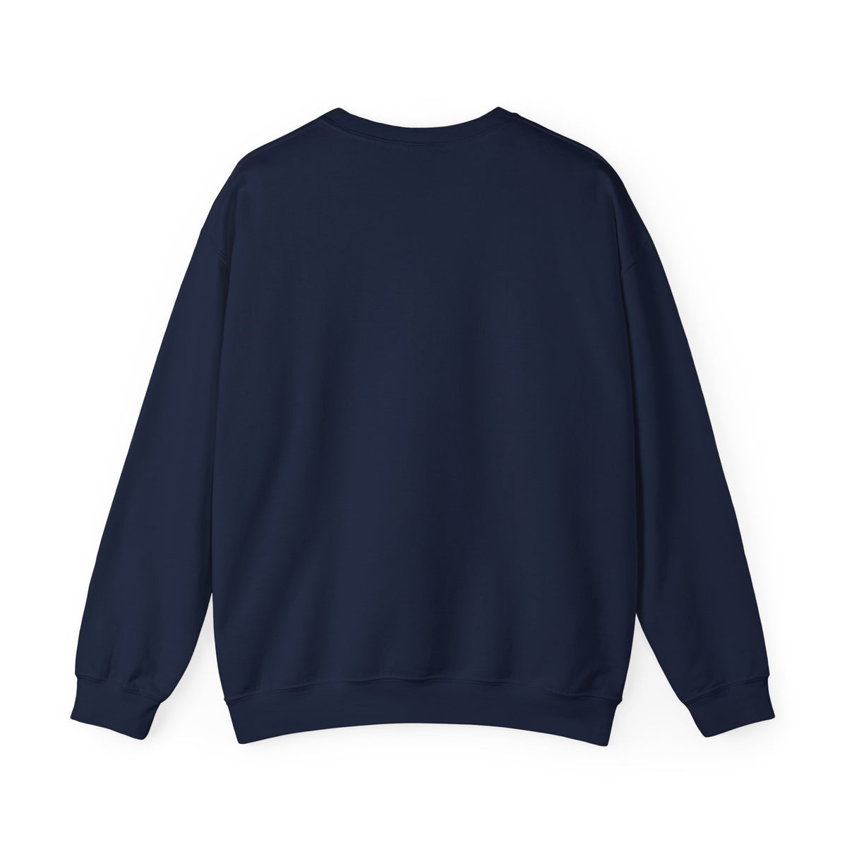 Angel & Devil Heart Crewneck Sweatshirt — Blue Metallic Heart Design
