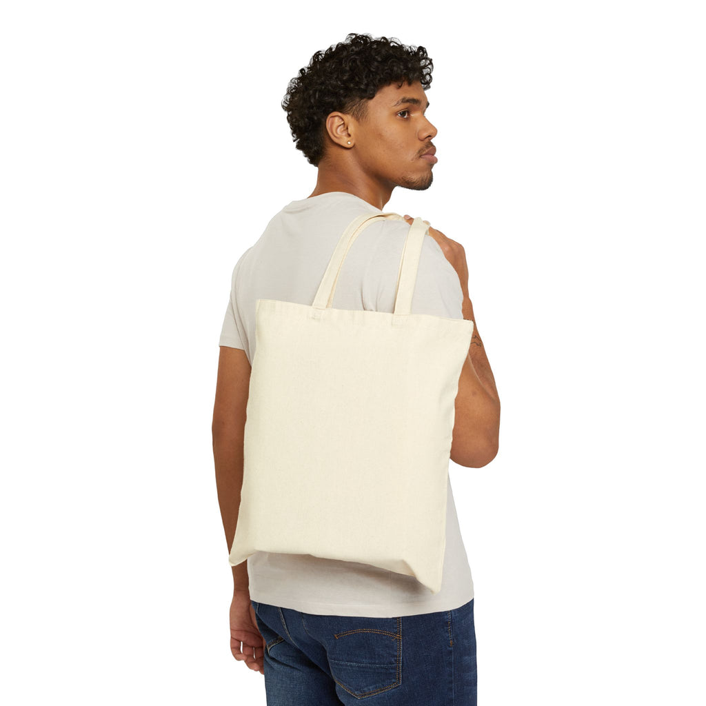 Angel & Devil Heart Tote Bag – Cute Halo Devil Tail Canvas Tote