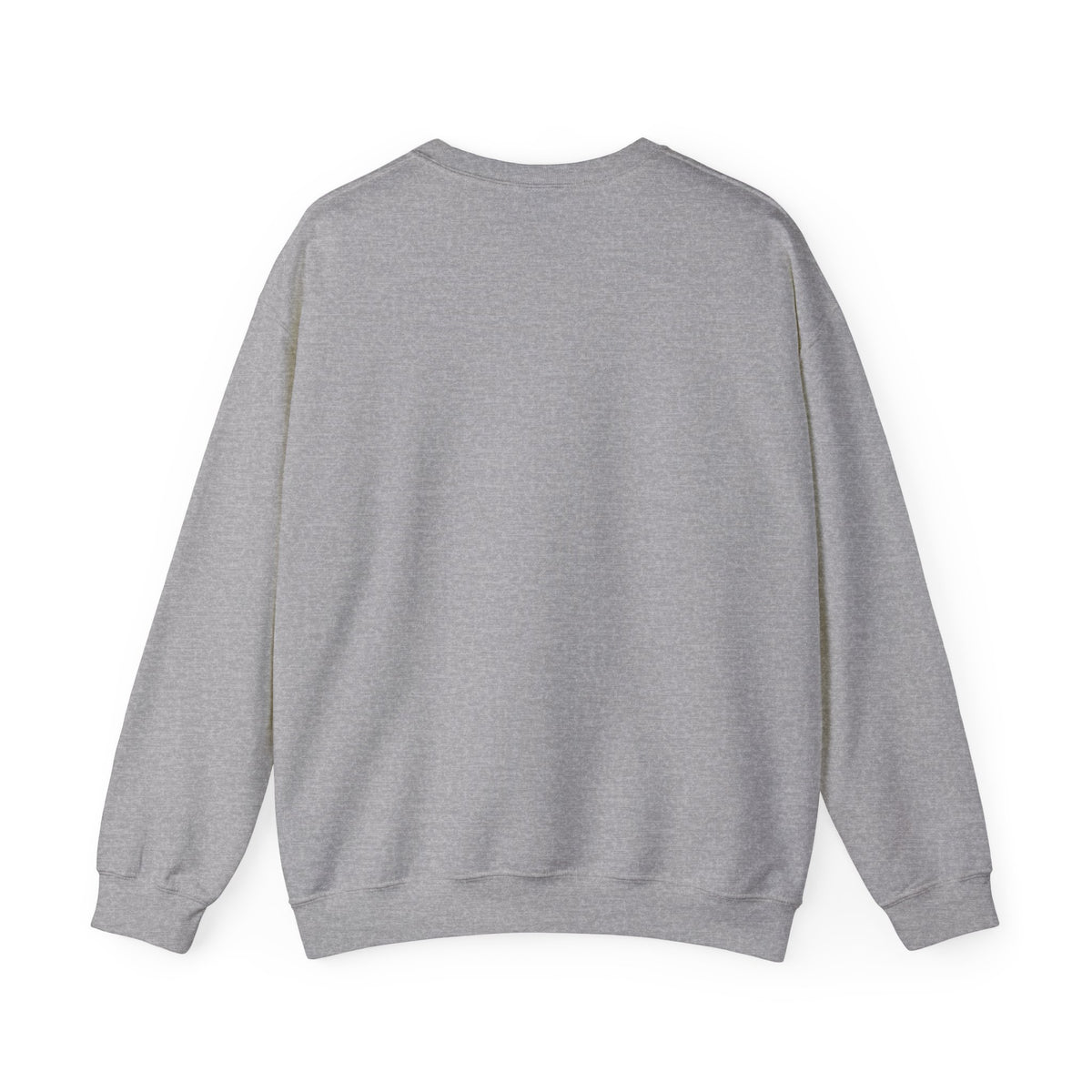 Angel & Devil Heart Crewneck Sweatshirt — Blue Metallic Heart Design
