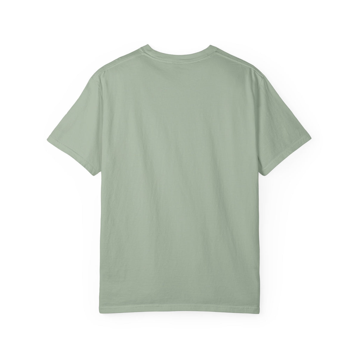 Angel & Devil Heart Graphic T-Shirt — Blue Metallic Script Design