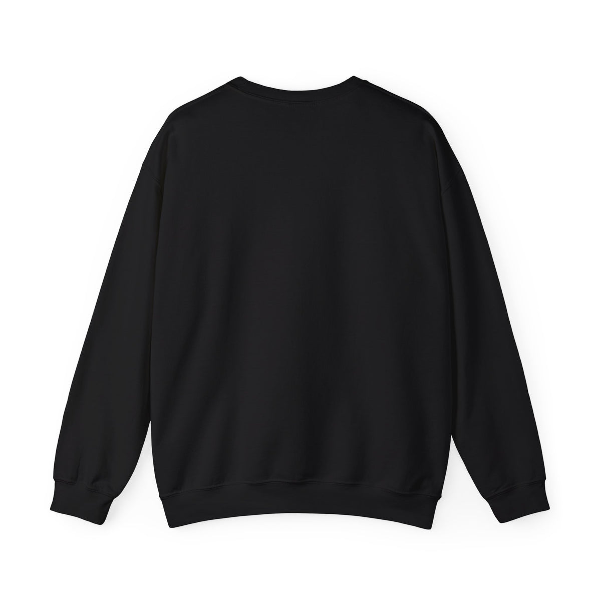 Angel & Devil Heart Crewneck Sweatshirt — Blue Metallic Heart Design